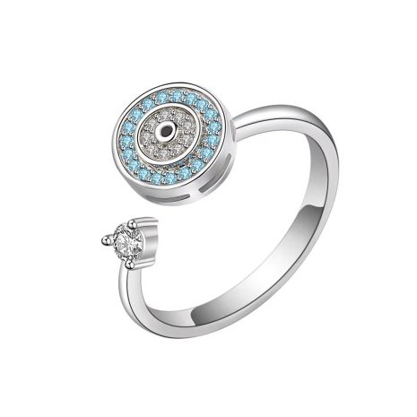 Viking Evil Eyes Rings -Sterling Silver